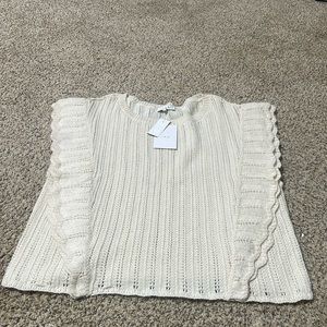 IRO alpaca cream sweater